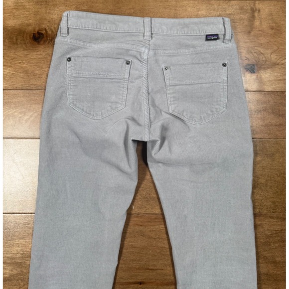 Patagonia Corduroy Pants Gray Casual Stretch Cotton Comfort Women's Size 26 - Picture 4 of 7